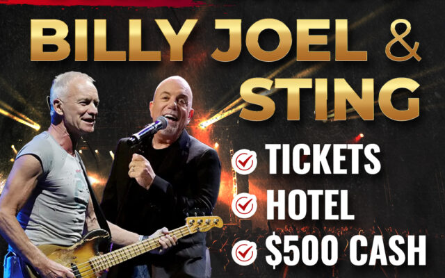 Secret Contest – Win Billy Joel & Sting Tickets + Hotel + $500 with JACK FM in San Antonio, TX !
